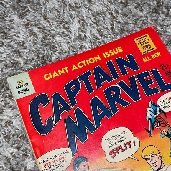 VINTAGE 1966 M.F. ENTERPRISES CAPTAIN MARVEL Silver Age Giant Size Comic #2 - Picture 2 of 9